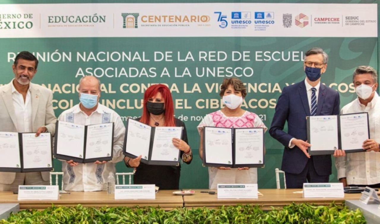 México, Francia, Catar y Marruecos suscriben la Declaratoria de la UNESCO para la Prevención de la Violencia y el Acoso Escolar