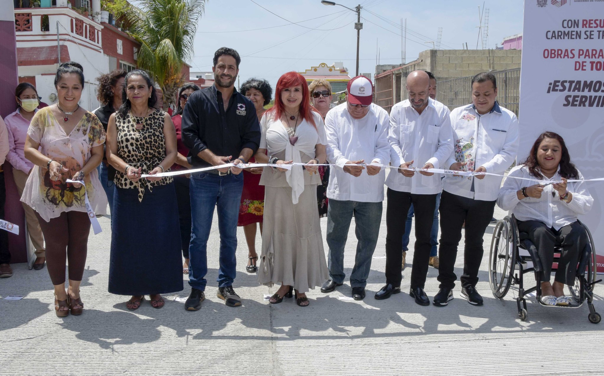Inauguración de obras en Ciudad del Carmen