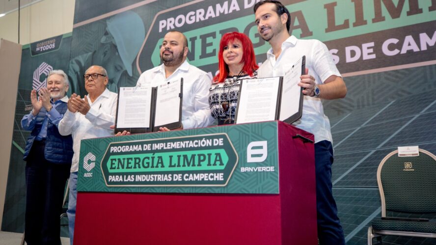 Firma de convenio con Banverde para el Programa de Implementación de Energía Limpia.