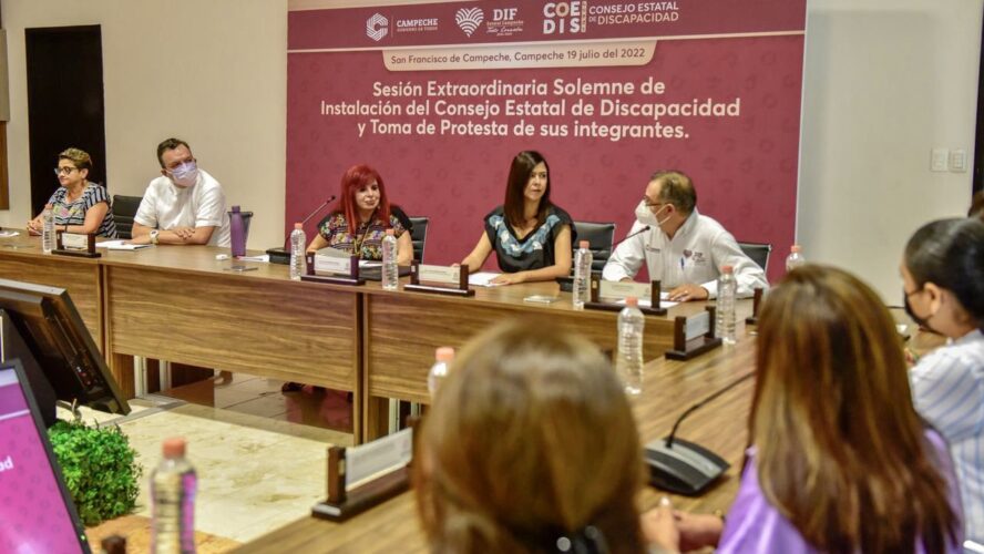 Sesión Extraordinaria Solemne de Instalación del Consejo Estatal de Discapacidad y Toma de Protesta de sus integrantes