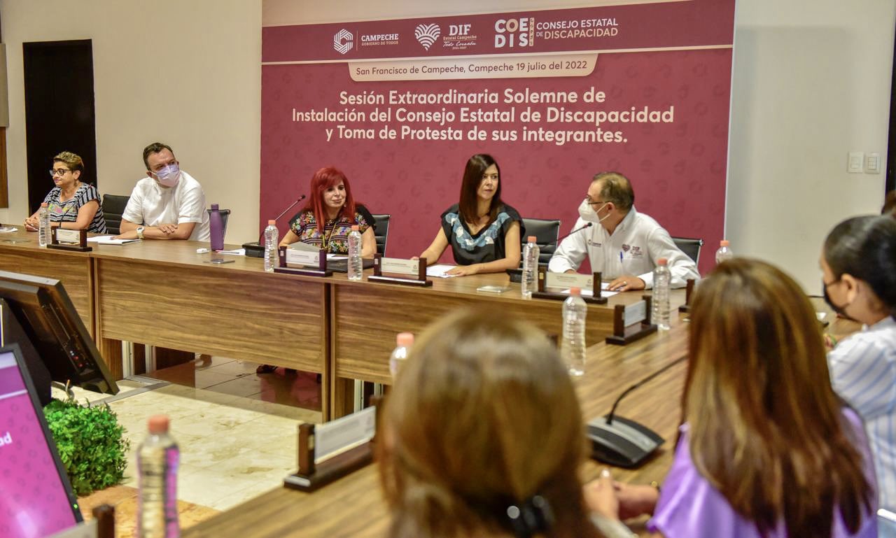Sesión Extraordinaria Solemne de Instalación del Consejo Estatal de Discapacidad y Toma de Protesta de sus integrantes