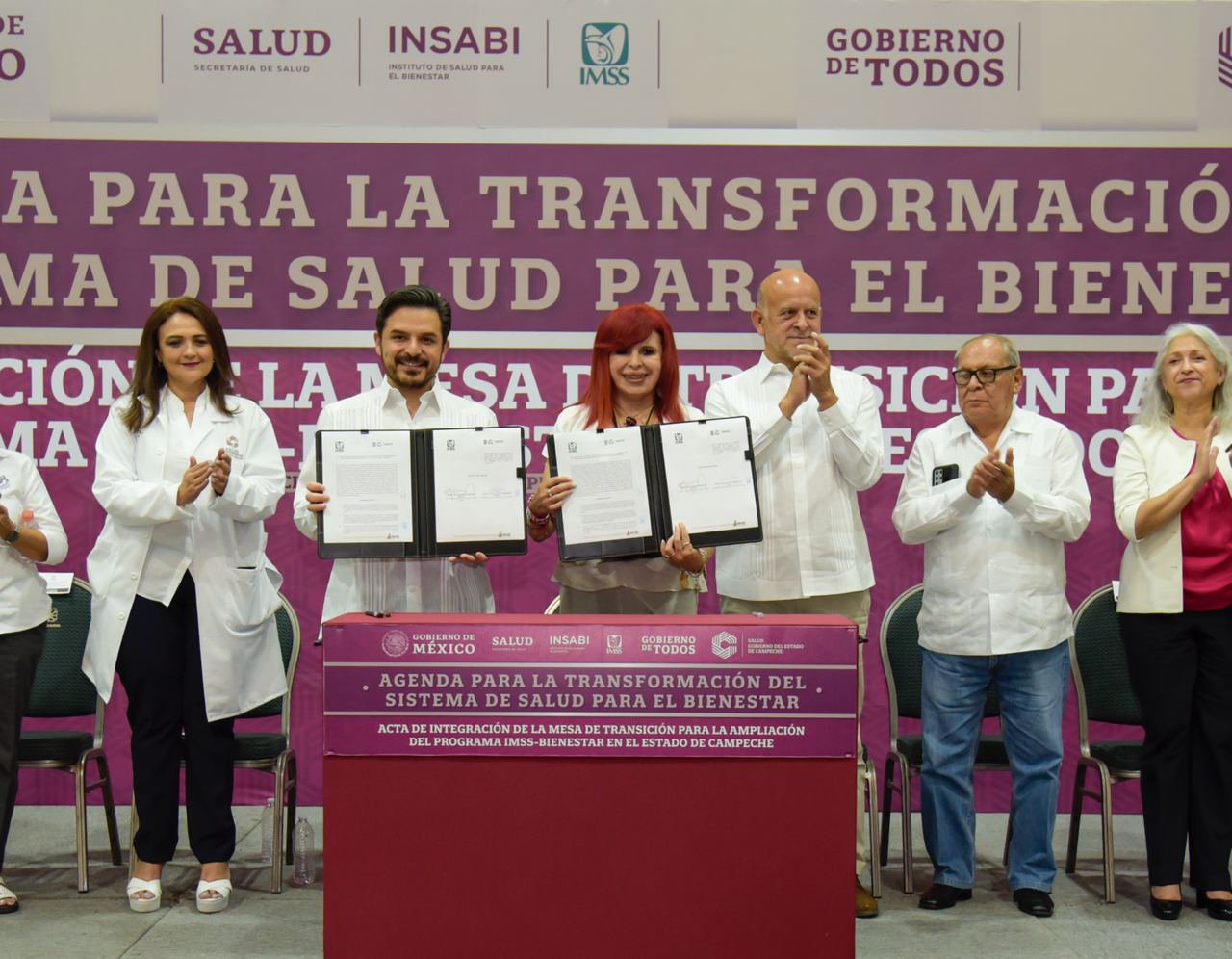 Firma e instalación de la Mesa de Transición para ampliar el programa IMSS Bienestar en el Estado de Campeche