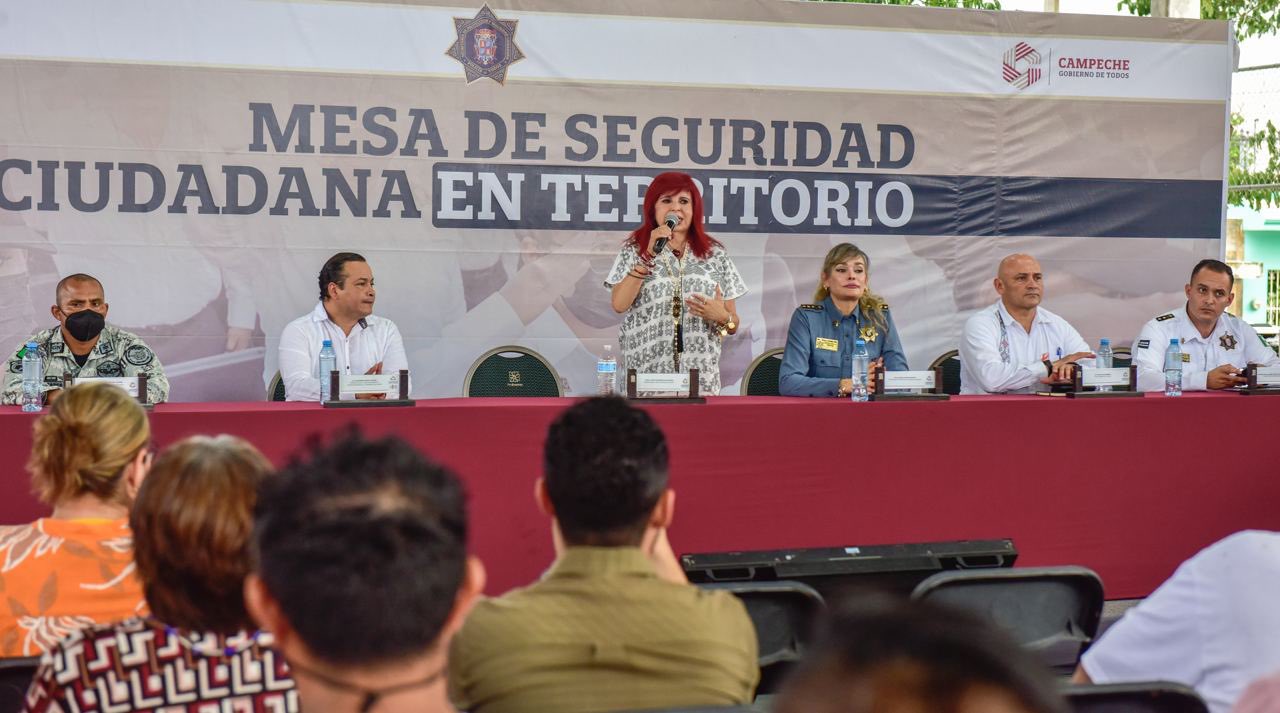 Mesa de Seguridad Ciudadana en Territorio en Colonial, Campeche