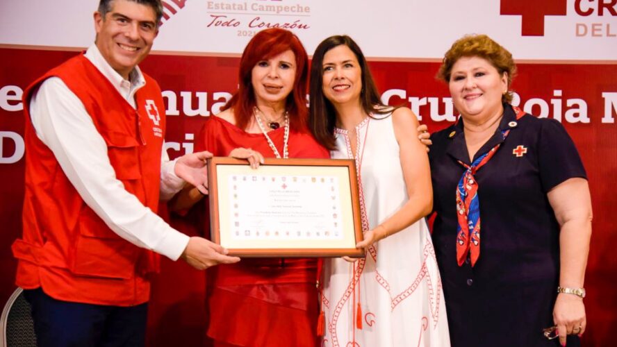 Inicio de la Colecta Anual de la Cruz Roja Mexicana Delegación Campeche
