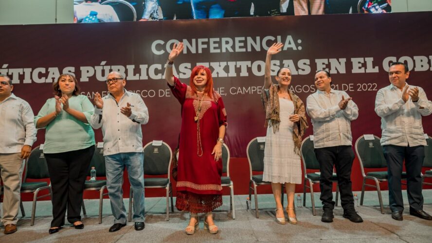 Visita de la jefa de gobierno de la Ciudad de México, Claudia Sheinbaum, para impartir conferencia.