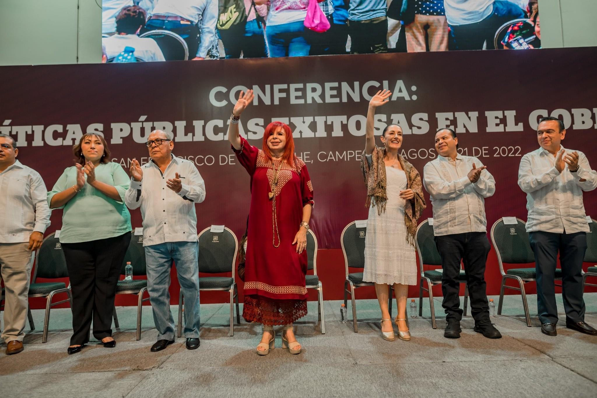 Visita de la jefa de gobierno de la Ciudad de México, Claudia Sheinbaum, para impartir conferencia.