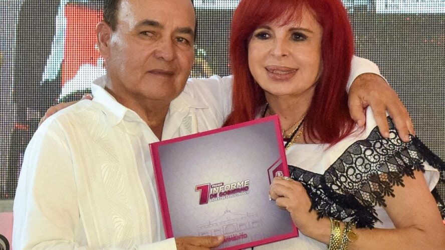 1er Informe de Actividades del alcalde de Escárcega, Silvestre Lemus