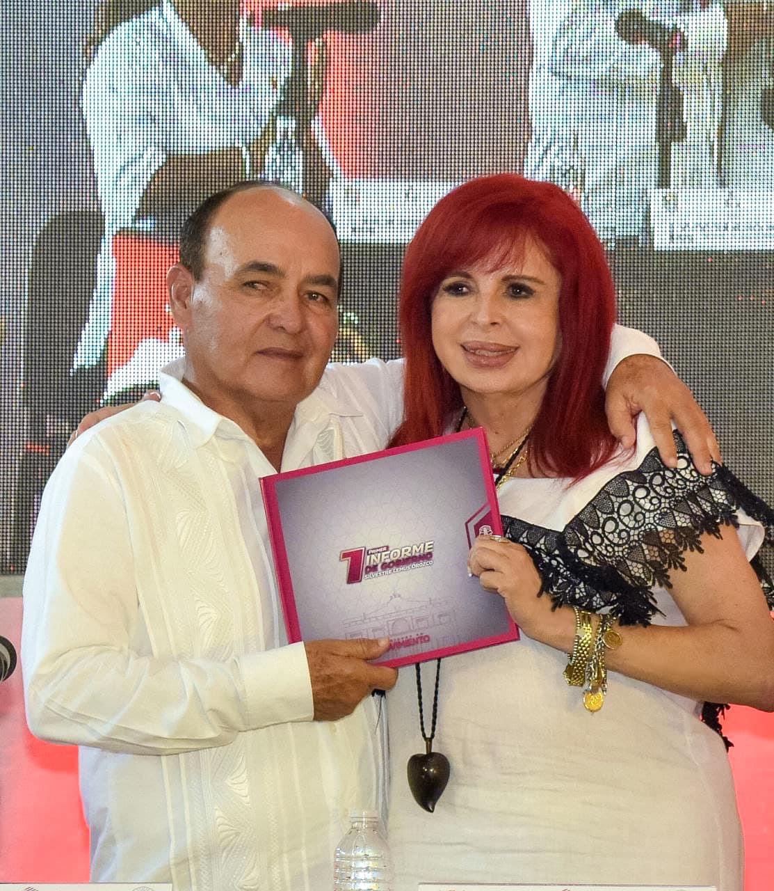 1er Informe de Actividades del alcalde de Escárcega, Silvestre Lemus