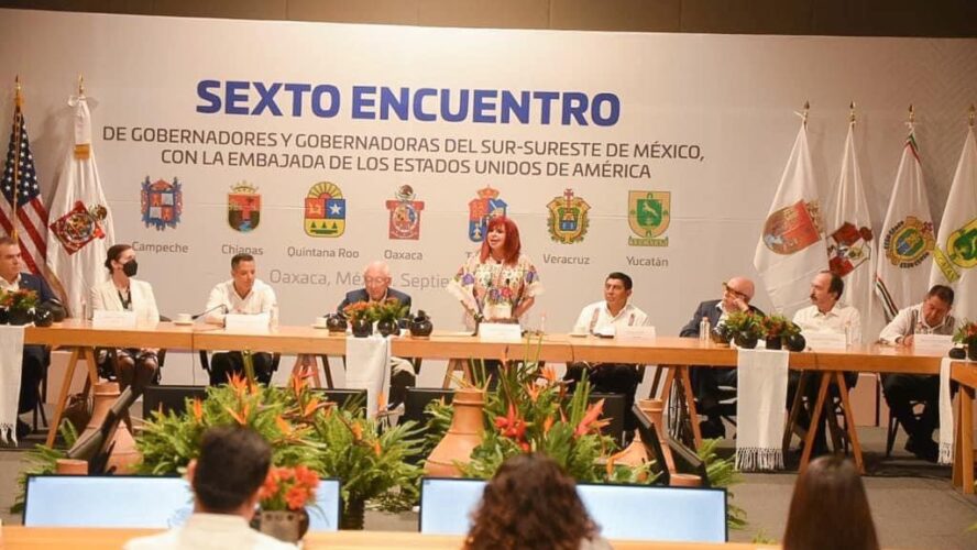 Sexto Encuentro de Gobernadores y Gobernadoras del Sur-Sureste de México con la Embajada de los Estados Unidos de América