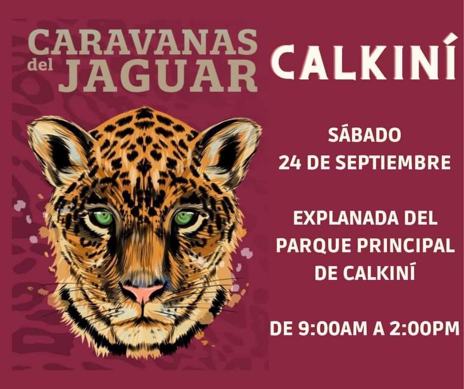 Caravana del Jaguar estará en Calkini
