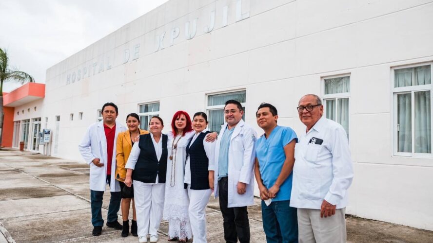 Visita al hospital de Xpujil