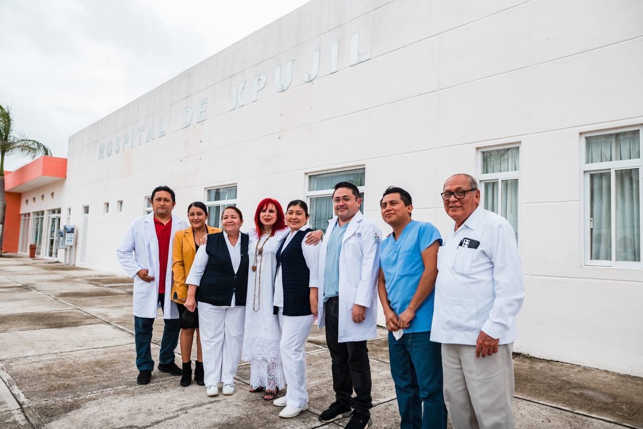 Visita al hospital de Xpujil