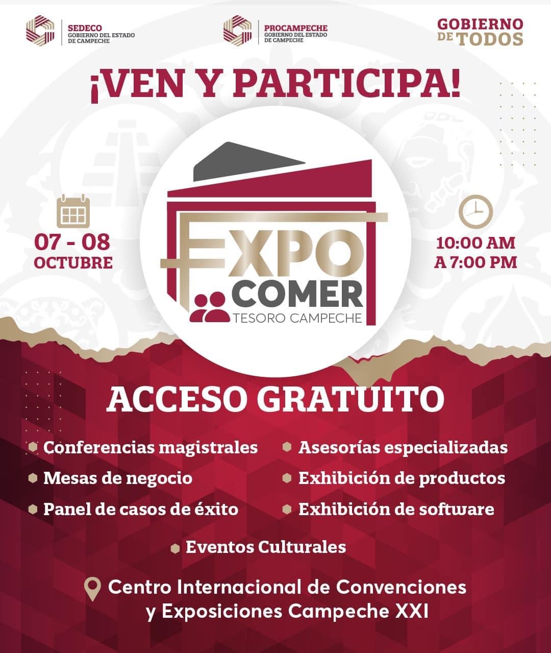 Expo Comer Tesoro Campeche