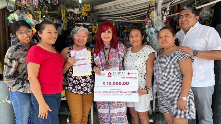 Brindamos apoyo a través del Programa Tandas para el Bienestar