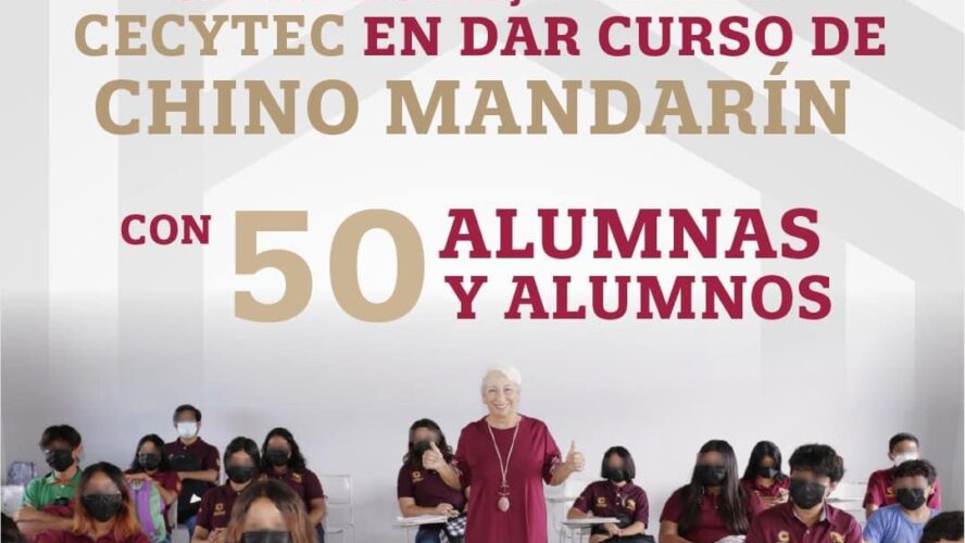 Campeche, primer CECYTEC en dar curso de chino mandarín