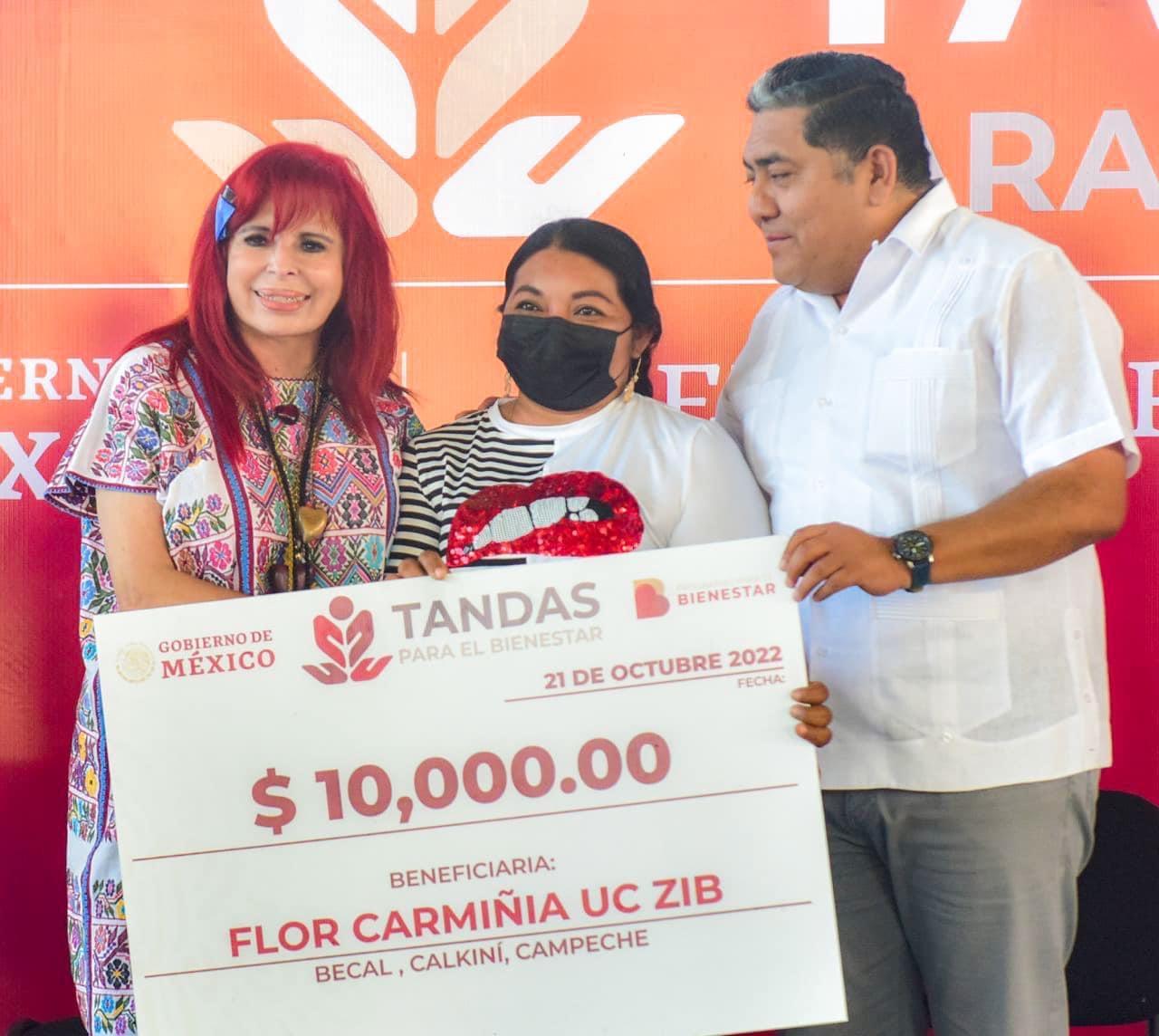 Entrega de cheques del Programa Tandas para el Bienestar