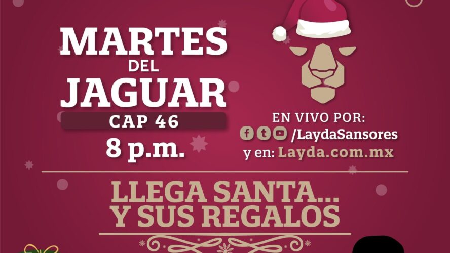 Te invitamos a ver el Especial de Navidad en Martes del Jaguar
