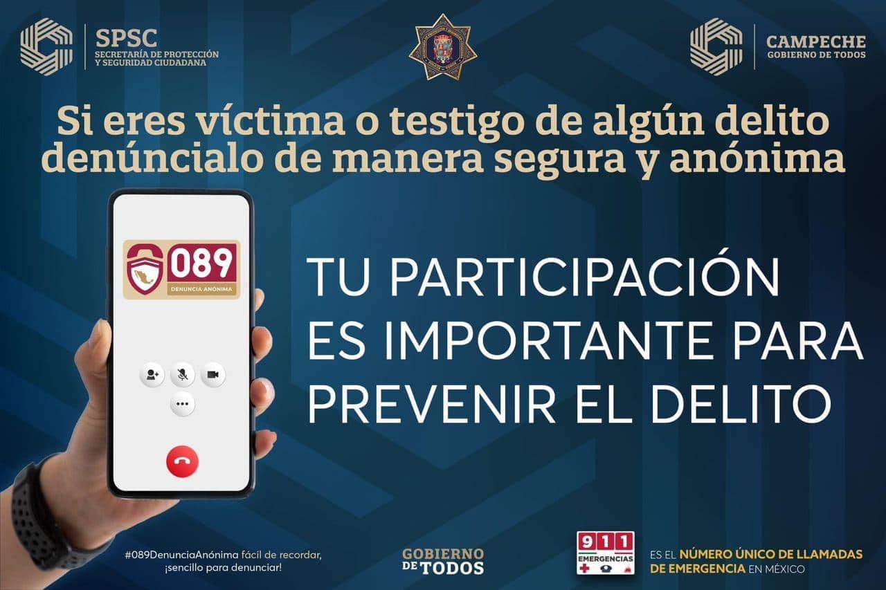 Denuncia al 089 en caso de extorsión
