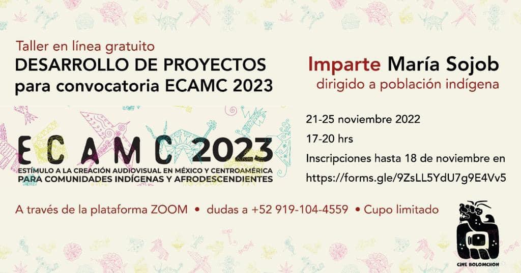 Taller en Linea gratuito Desarrollo de Proyectos para convocatoria ECAMC 2023