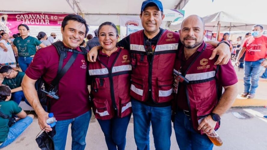 Caravana del Jaguar en Dzitbalché