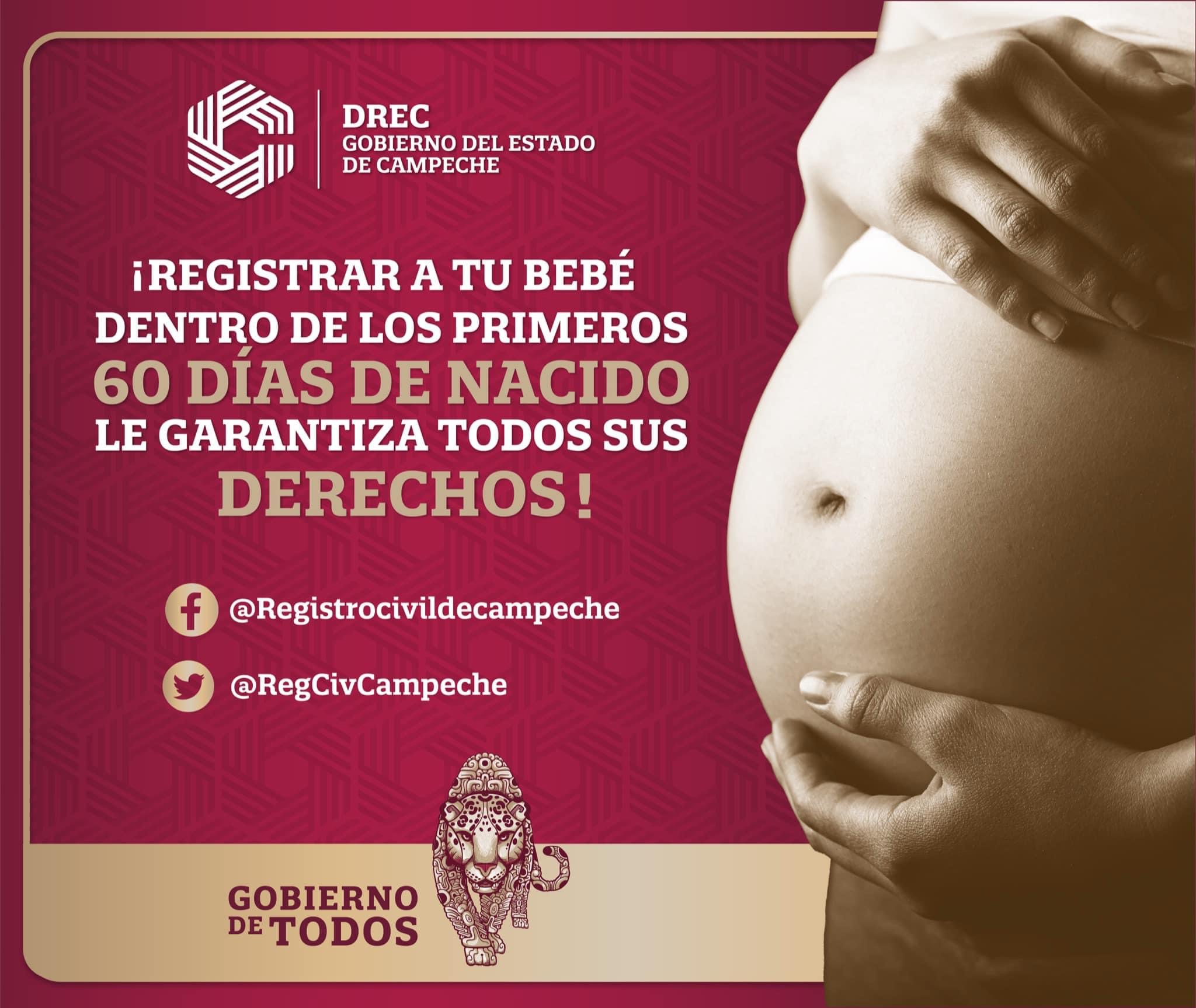 Si acaba de nacer tu bebé tienes 60 días para registrarlo