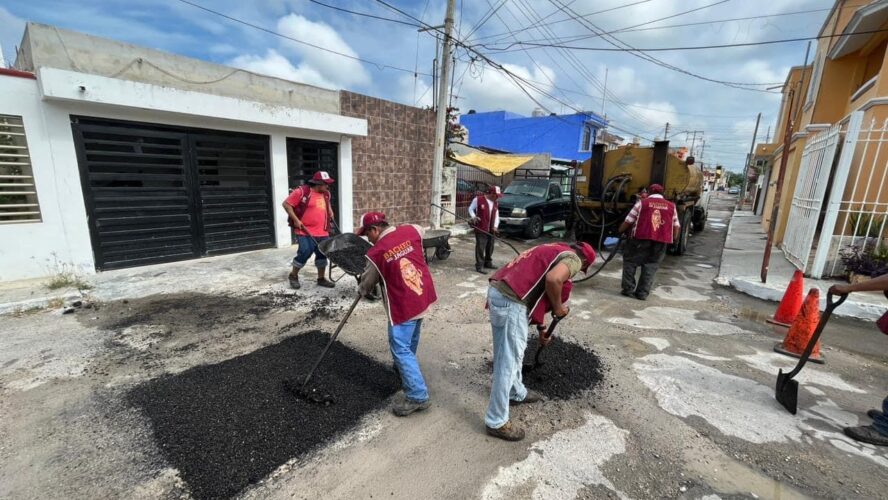 Bacheo del Jaguar continúa transformando Campeche
