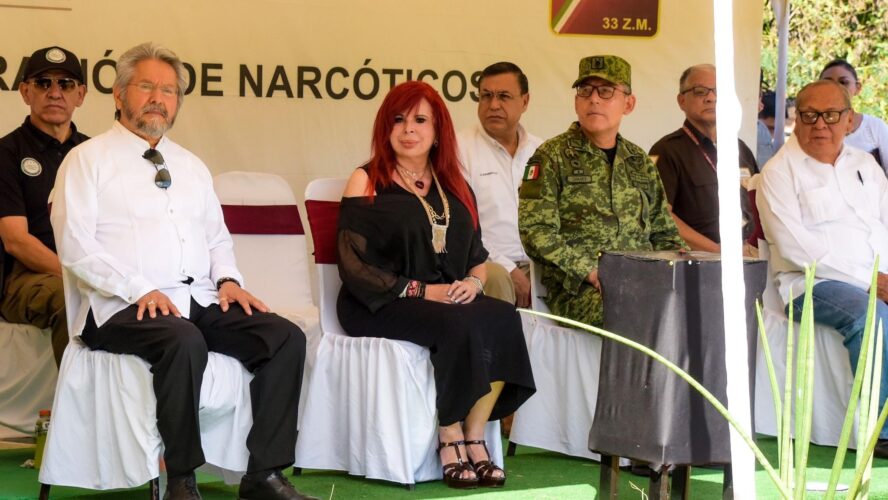 Ceremonia de Incineración de Narcóticos
