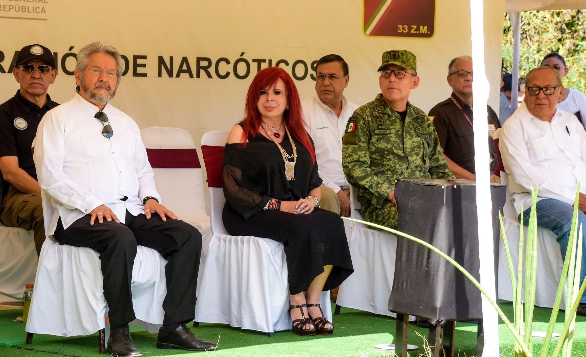 Ceremonia de Incineración de Narcóticos
