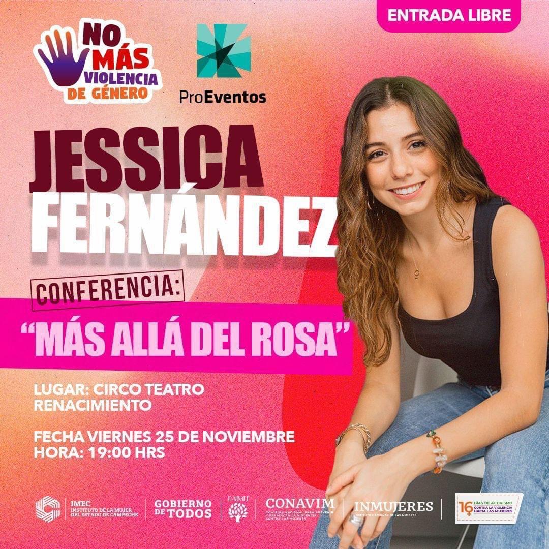 Conferencia “Más Allá del Rosa”, impartida por Jessica Fernández.