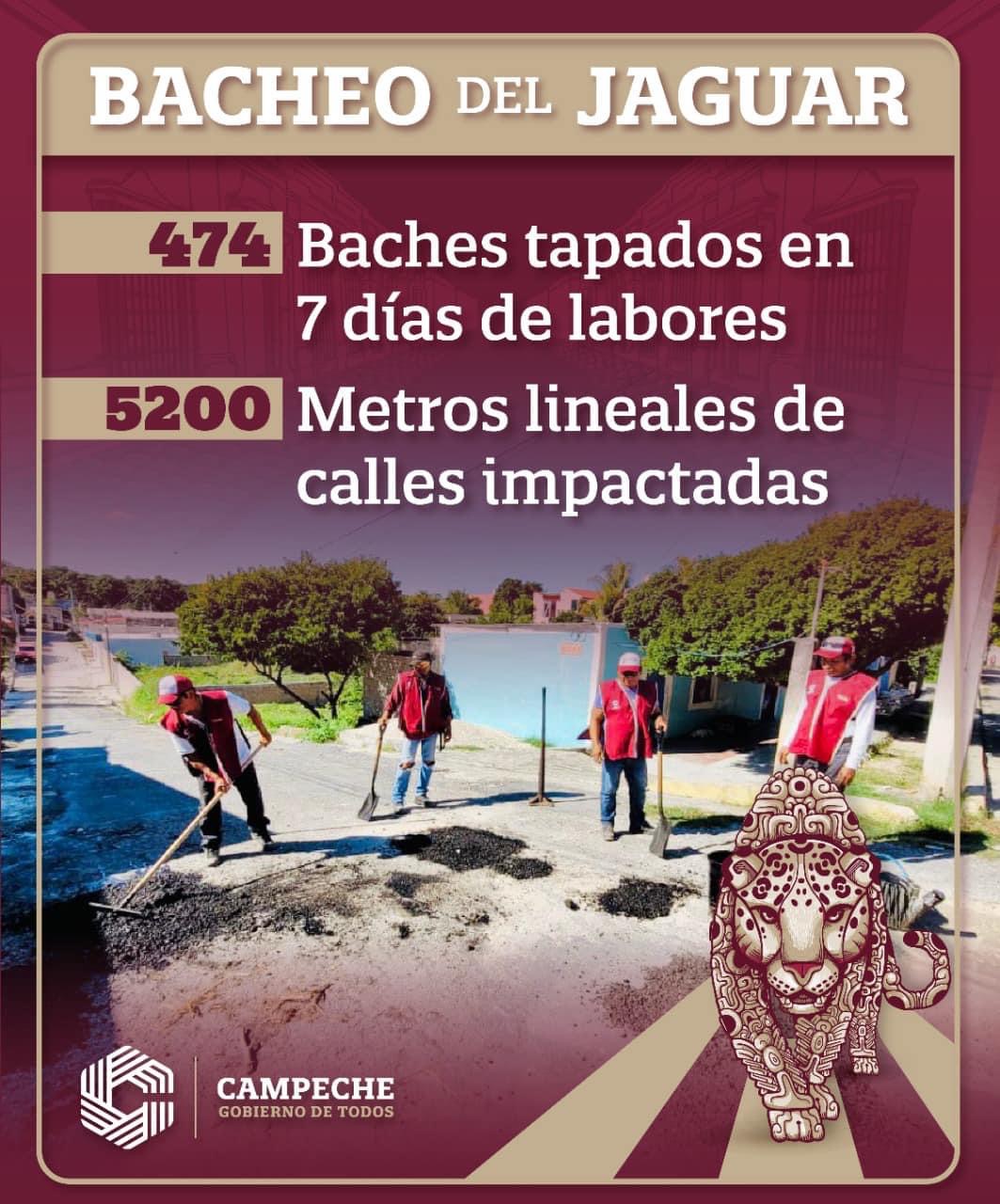 ¡El Bacheo del Jaguar dando resultados!