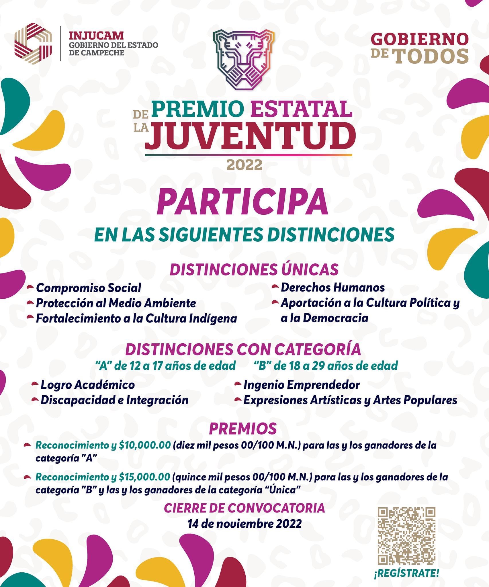 Premio Estatal de la Juventud 2022