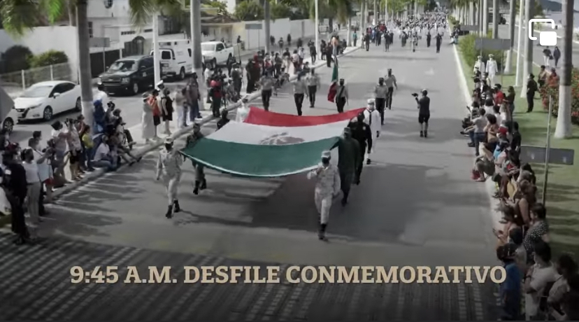 Acompáñanos al desfile conmemorativo al 112 Aniversario de la Revolución Mexicana.