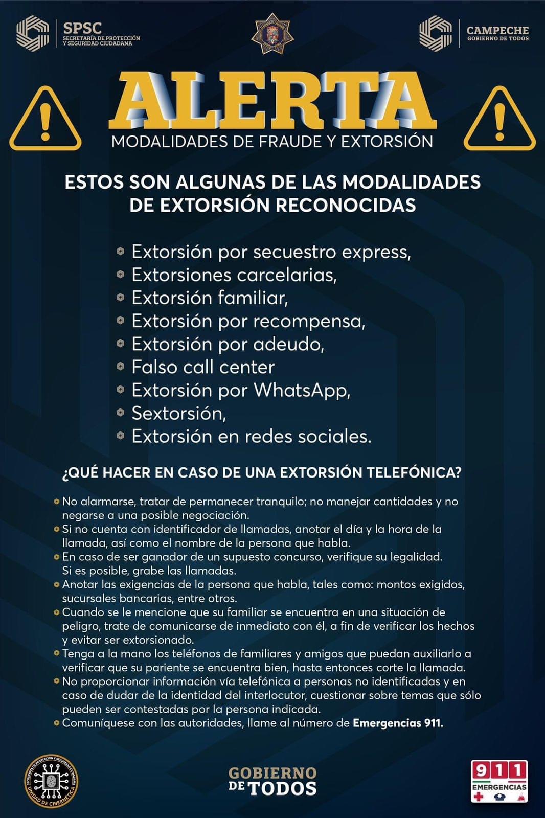 Alerta: modalidades de fraude y extensión