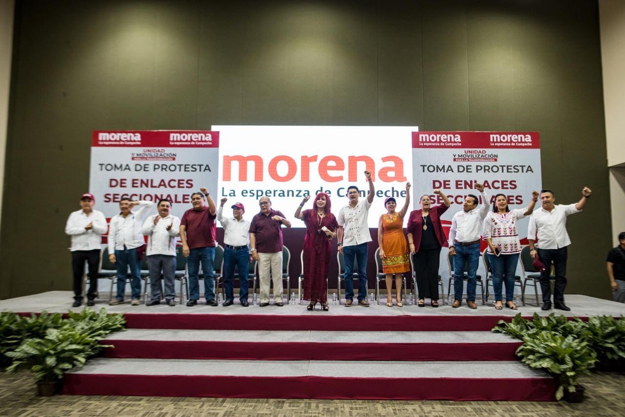 Toma de protesta de enlaces seccionales