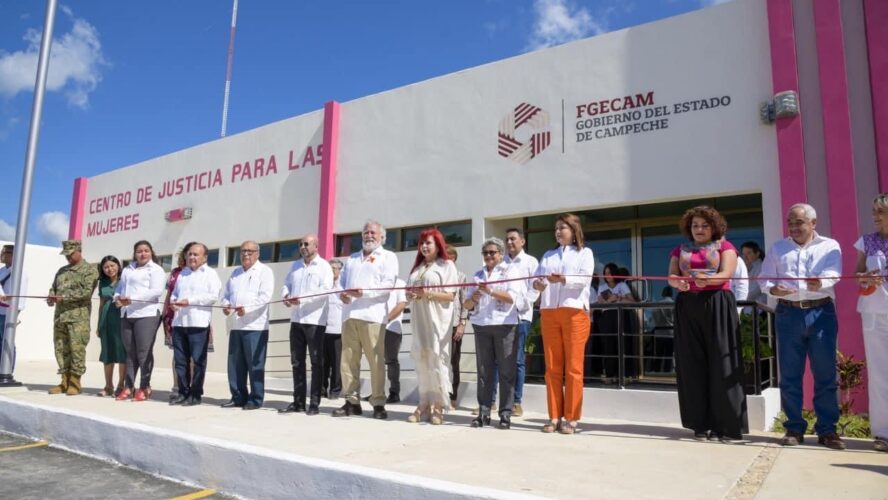 Inauguración del Centro de Justicia para las Mujeres en Escárcega
