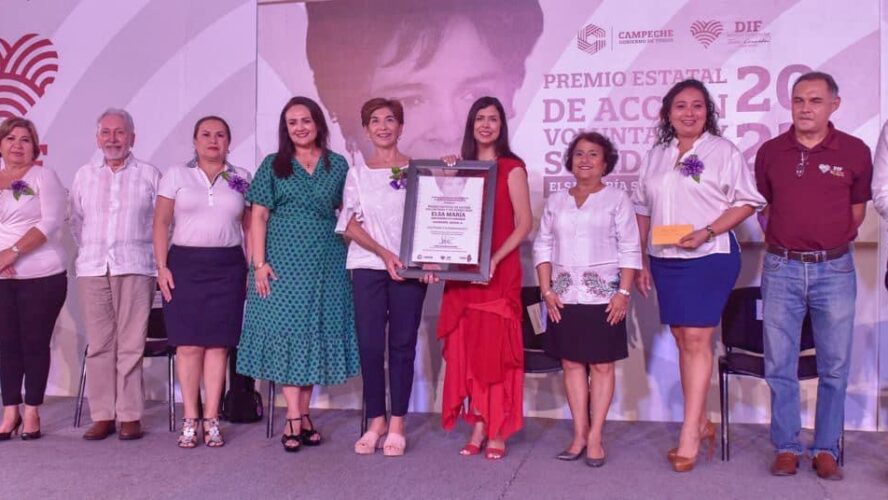 Premio Estatal de Acción Voluntaria y Solidaria “Elsa María San Román de Sansores”