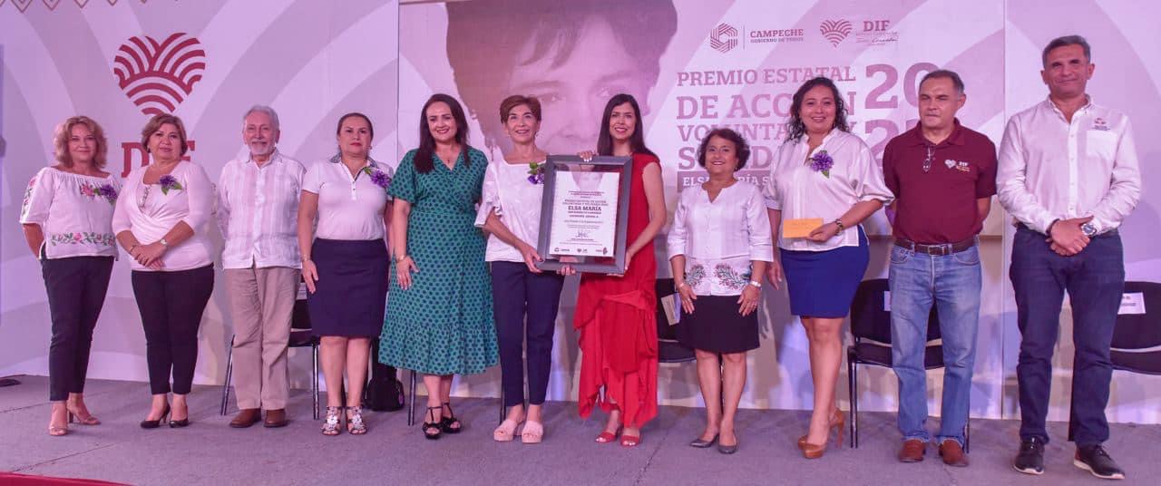 Premio Estatal de Acción Voluntaria y Solidaria “Elsa María San Román de Sansores”