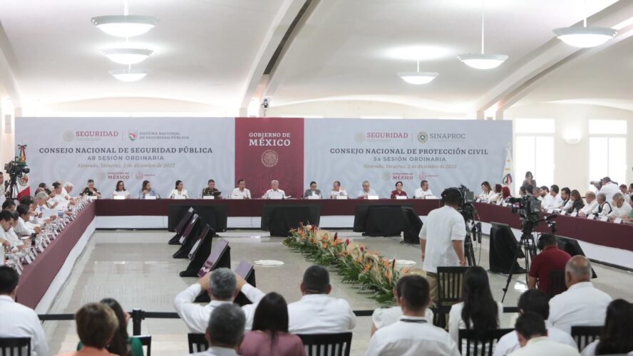 XLVIII Sesión Ordinaria del Consejo Nacional de Seguridad Pública y V Sesión Ordinaria del Consejo Nacional de Protección Civil