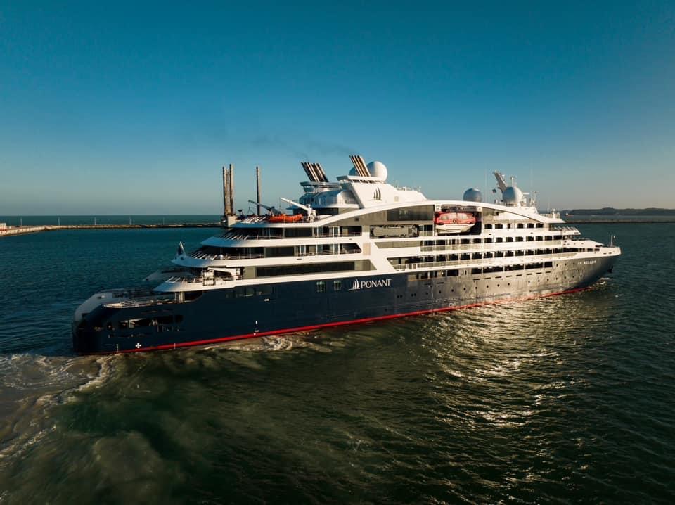 Llegada del crucero Le Bellot