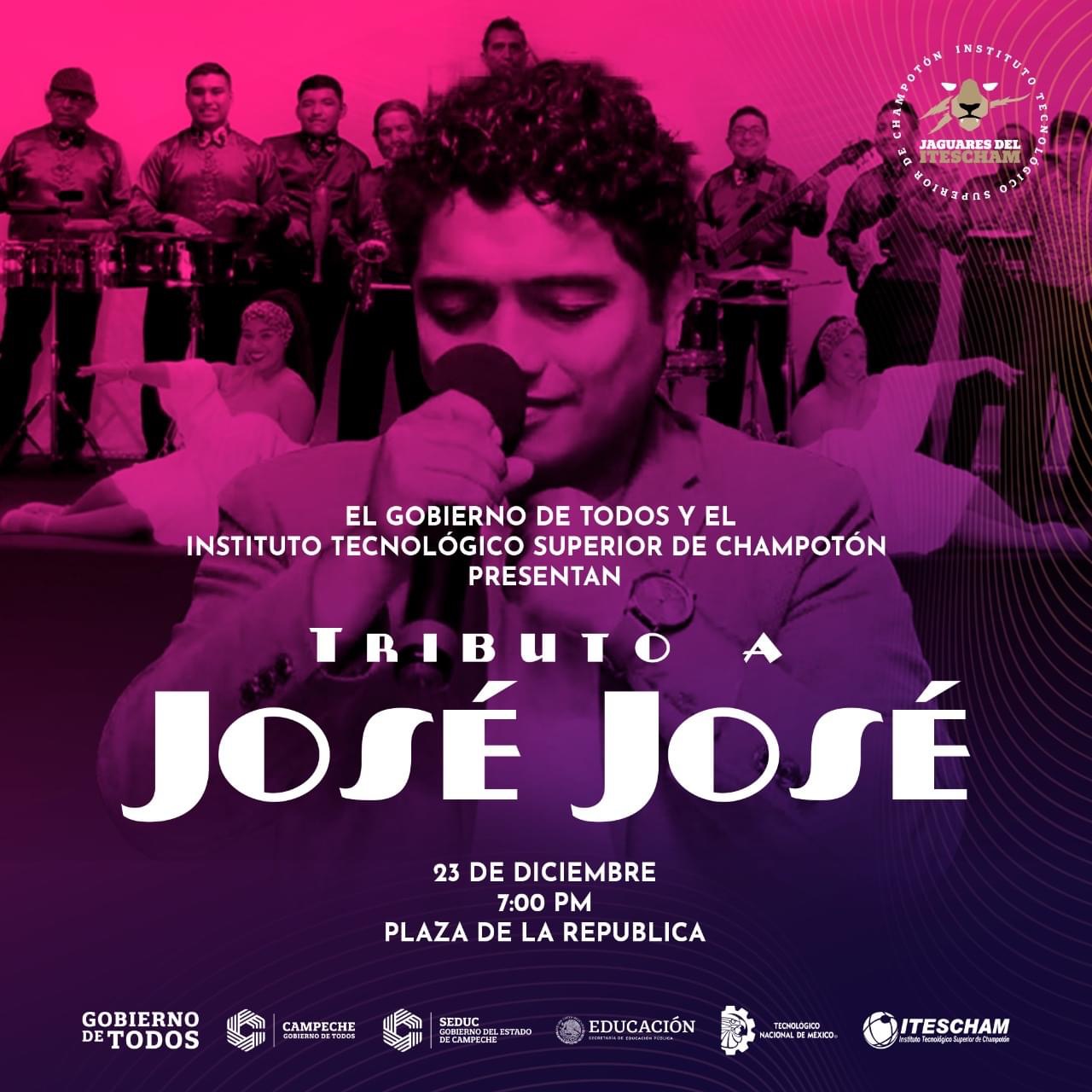 Tributo a José José por parte de la Orquesta Jaguares del ITESCHAM