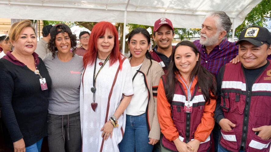 Caravana del Jaguar en la colonia Jardines