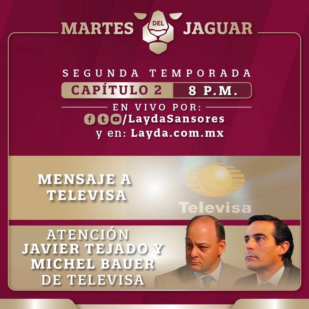 Hoy no se pierdan el Martes del Jaguar