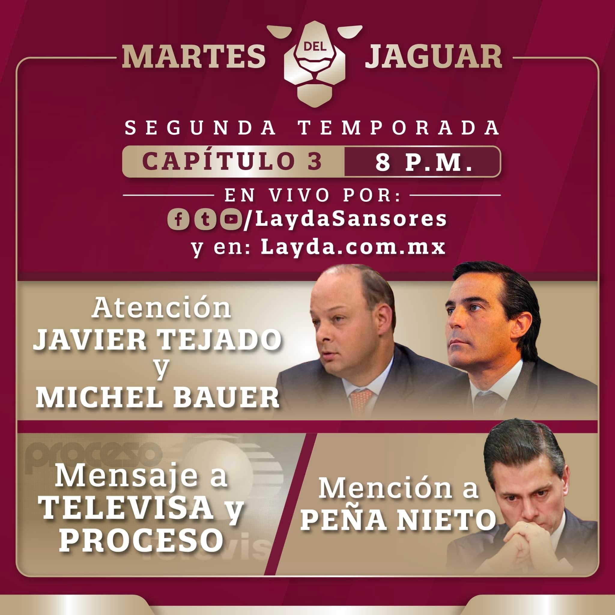 Mensaje para Televisa y Proceso en el Martes del Jaguar