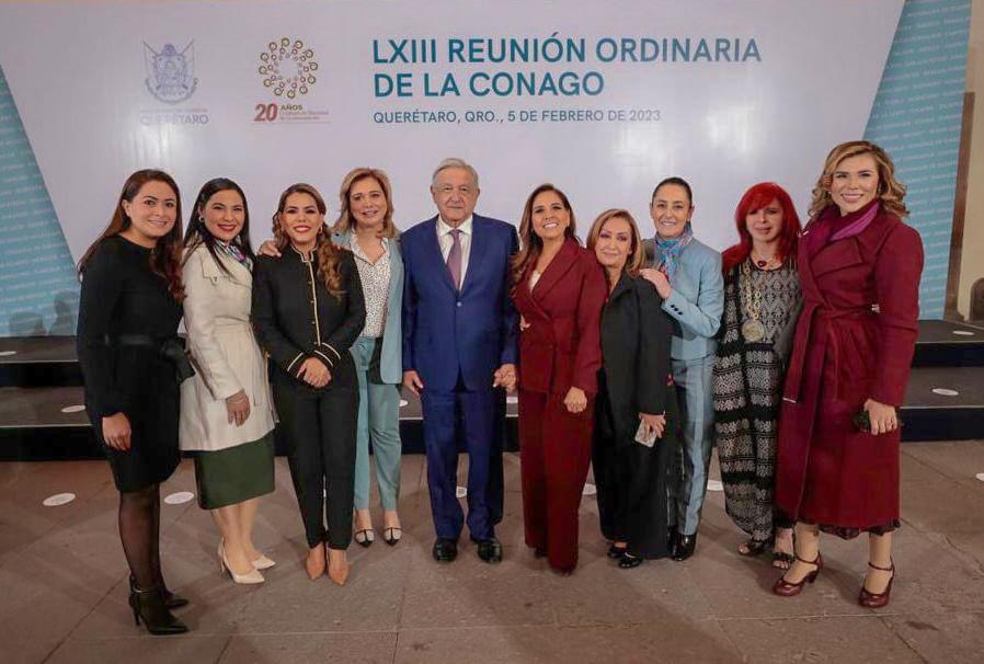 Feliz de estar con mis compañeras gobernadoras y jefa de gobierno