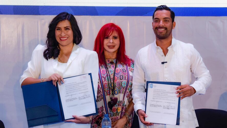 Firma de hermanamiento entre Candelaria, San Pedro Tlaquepaque, Jalisco y San Andrés Cholula, Puebla
