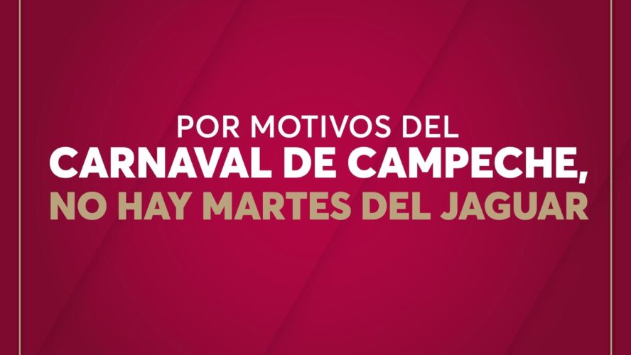 No habrá Martes del Jaguar por martes de Carnaval
