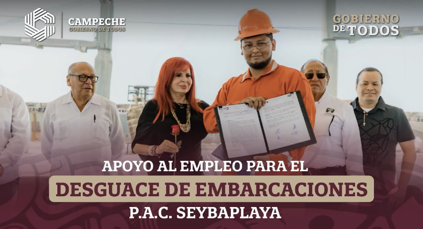 Apoyo al Empleo para el Desague de Embarcaciones P.A.C. Seybaplaya