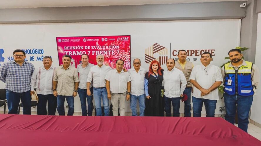 Reunión para evaluar los avances del tramo 7 del Tren Maya