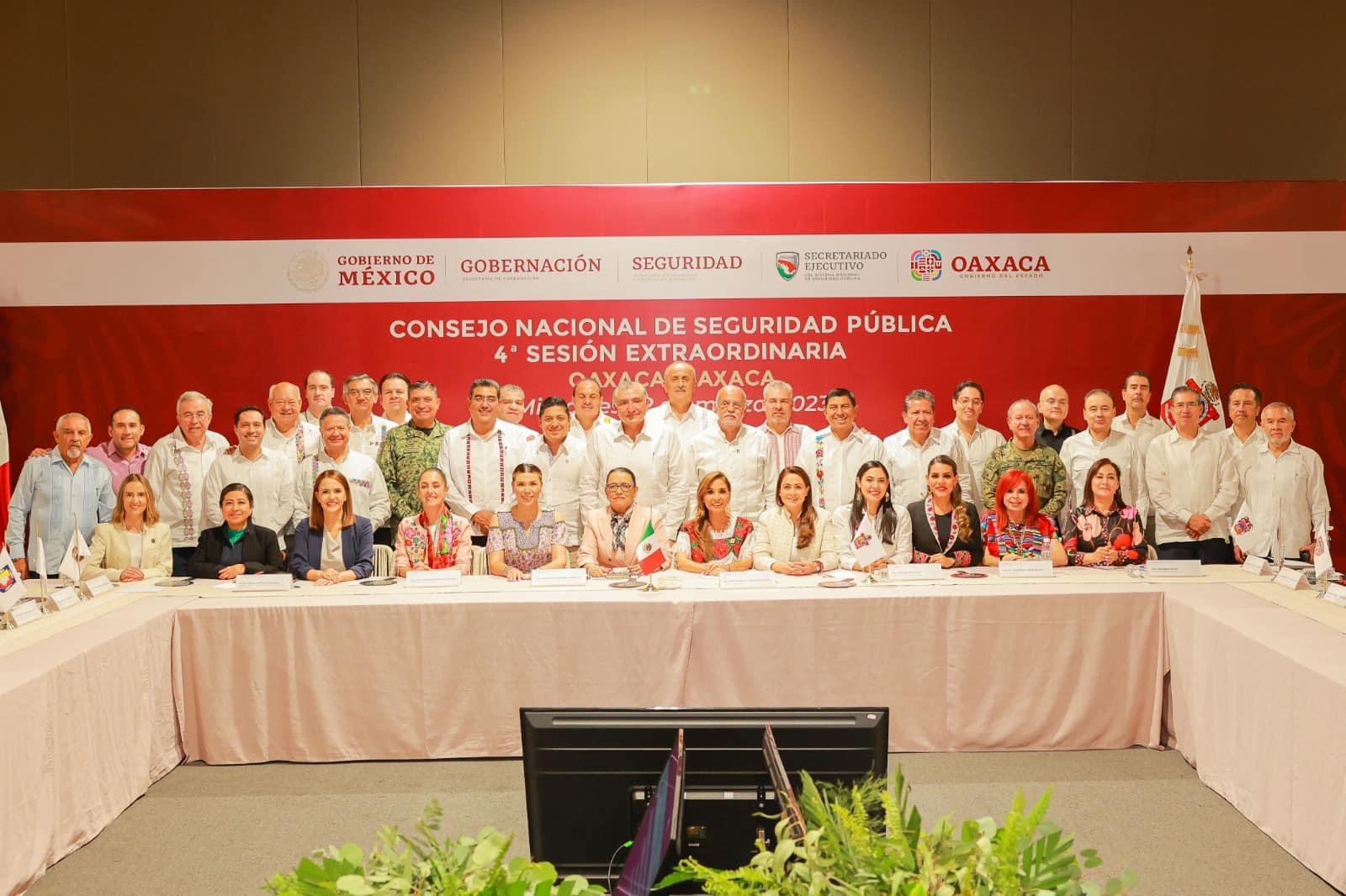 4º Sesión Extraordinaria del Consejo Nacional de Seguridad Pública