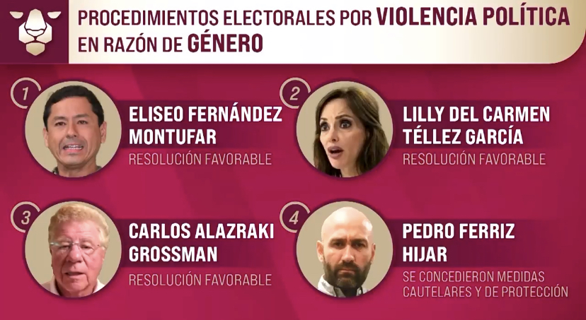 Procedimientos electorales por violencia política en razón de género.